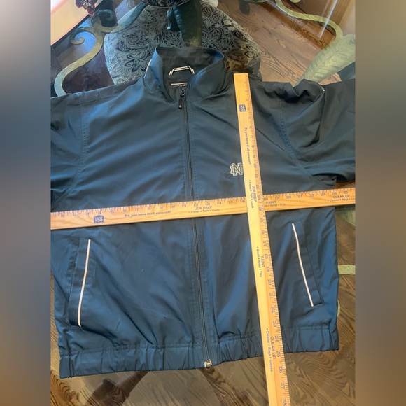 Cutter & Buck CB Weathertec Men’s Notre Dame Fighting Irish Jacket Dark Teal M - Picture 11 of 12
